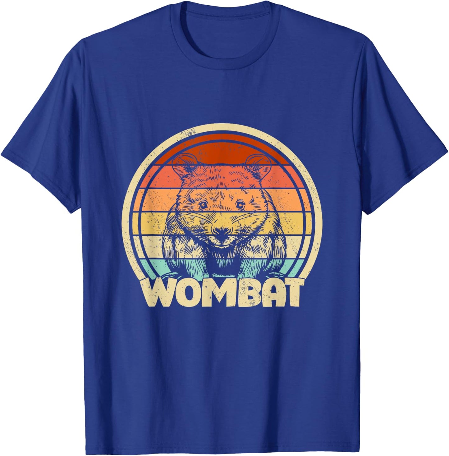 Wombat Kids Marsupial Australia Toddler Cute Retro Wombat T-Shirt - T-Shirt | Royal