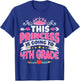 Kids This Princess Is Going To 4th Grade Girl Back to School T-Shirt - T-Shirt | Royal