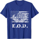 Veterans Loadout US Army EOD Logo - Men's Black Classic Fit Short Sleeve - Small T-Shirt - T-Shirt | Royal