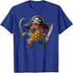 Pineapple Pirate Halloween Kids Pirate Funny T-Shirt - T-Shirt | Royal