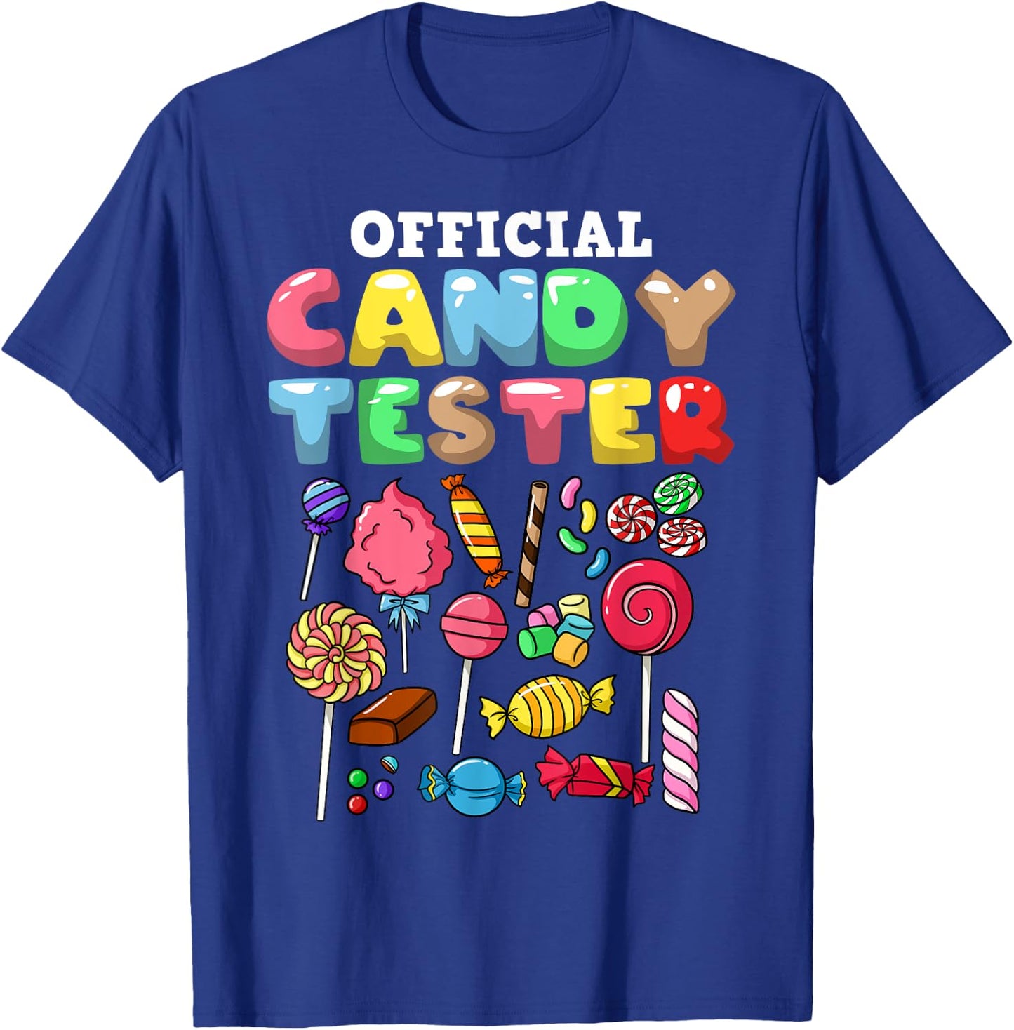 Candy Tester Lollipop Sweets Halloween T-Shirt - T-Shirt | Royal