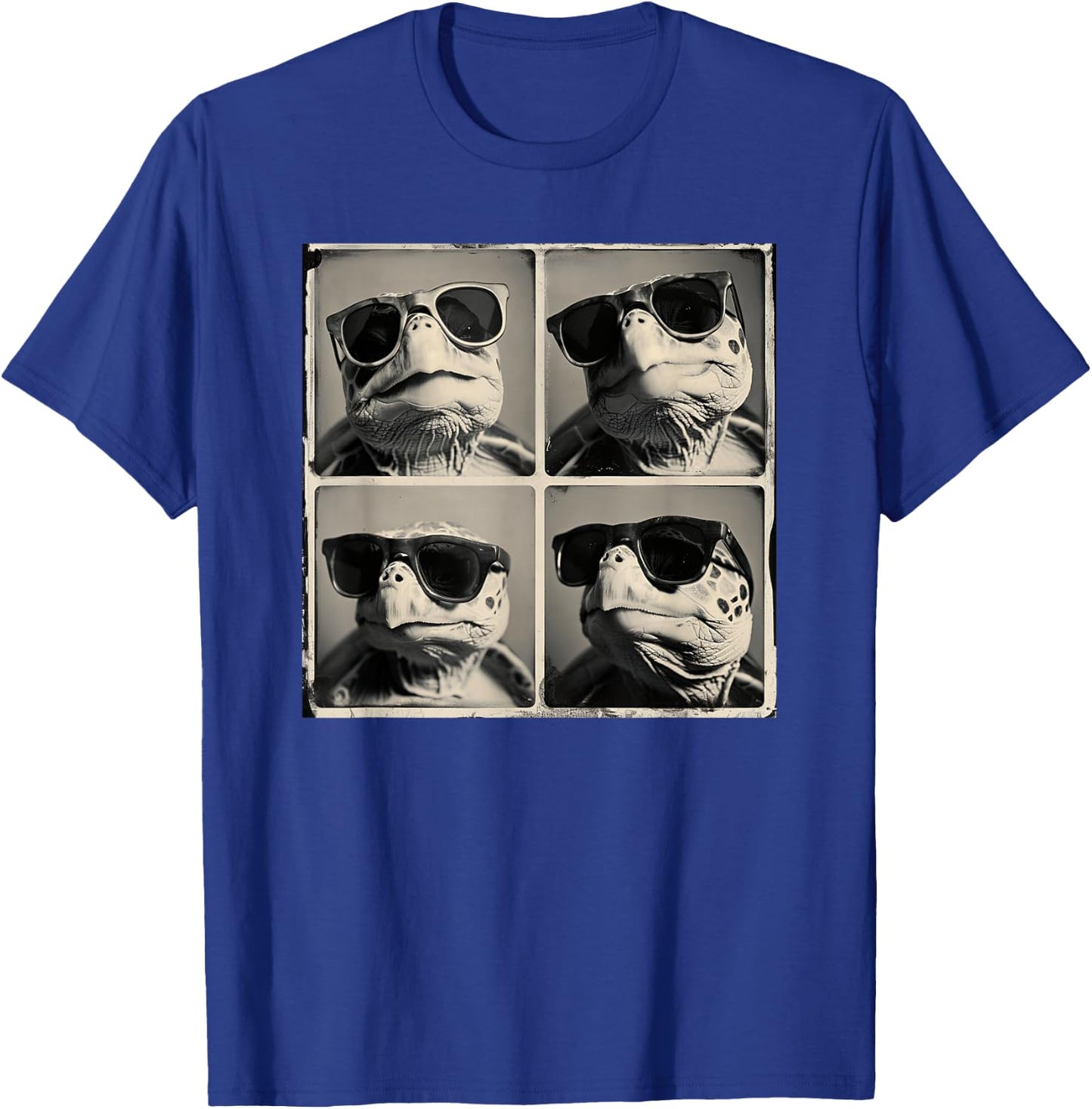 Turtle with Sunglasses Cool Pet Tortoise House Turtle Owner T-Shirt - T-Shirt | Royal