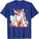Strawberry Unicorn Cute Strawberries Drawing Watercolor T-Shirt - T-Shirt | Royal