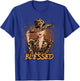 Blessed Black Cowgirl Western Swag African Leopard Christian T-Shirt - T-Shirt | Royal