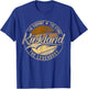 Kirkland WA | Washington | Vintage Distressed T-Shirt - T-Shirt | Royal