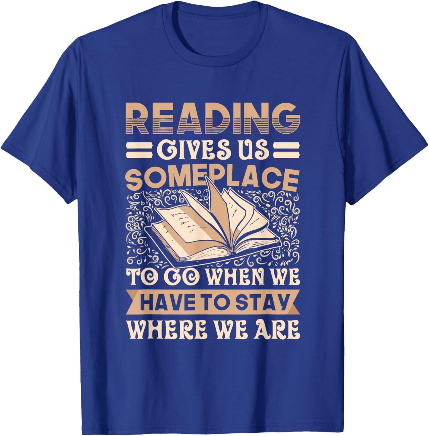 Librarian Themed Book Club Reading Book Lovers Literature T-Shirt - T-Shirt | Royal