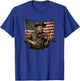 Theodore Roosevelt Violin Player Funny 4th of July T-Shirt - T-Shirt | Royal