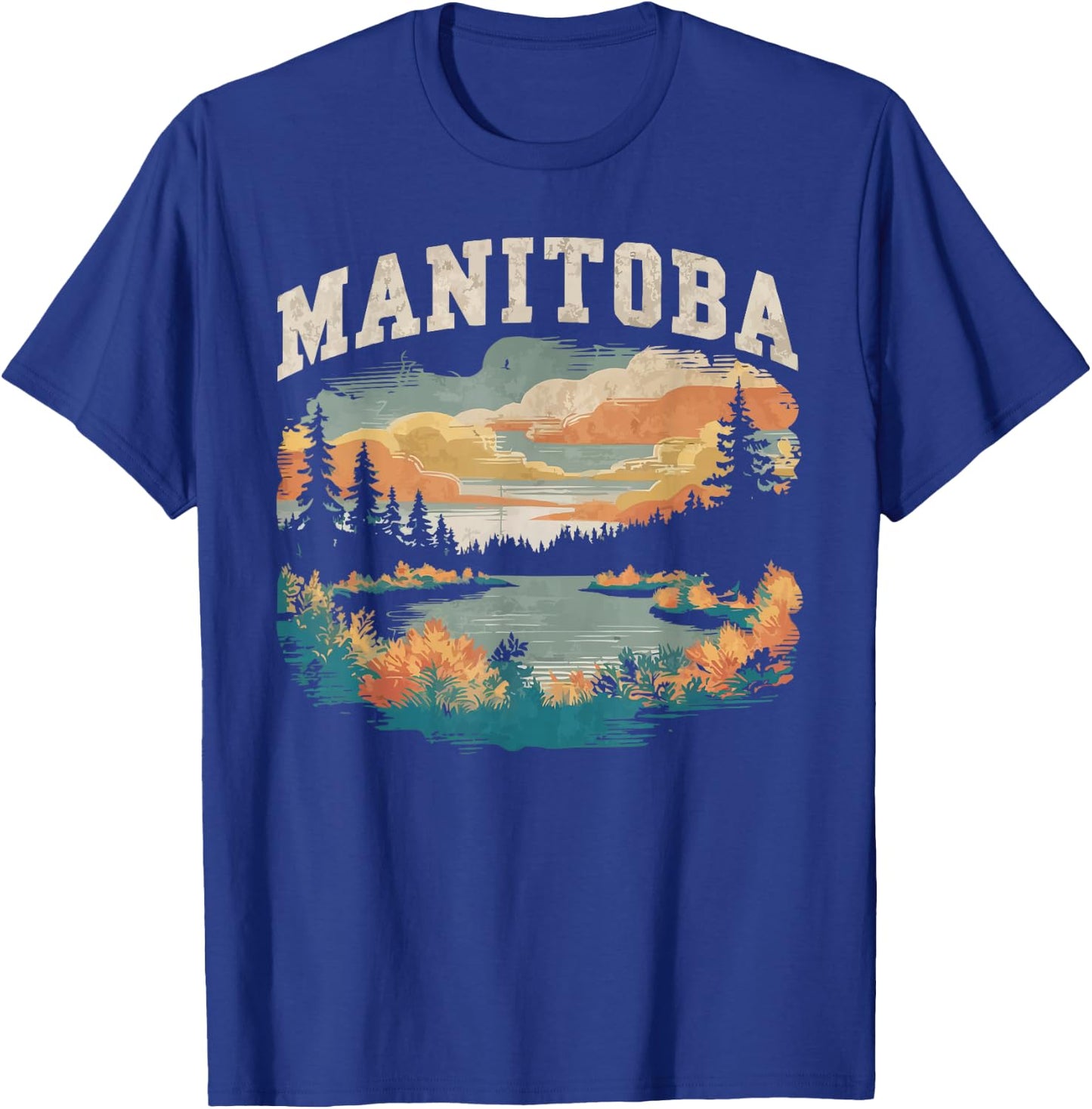 Winnipeg Manitoba Canadian Travel Vacation I Love Canada T-Shirt - T-Shirt | Royal