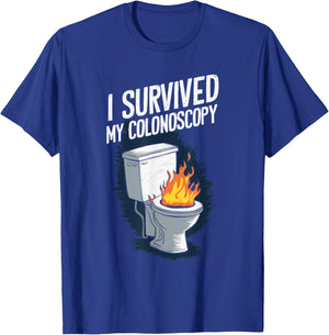 I Survived My Colonoscopy Gastroenterology T-Shirt - T-Shirt | Royal