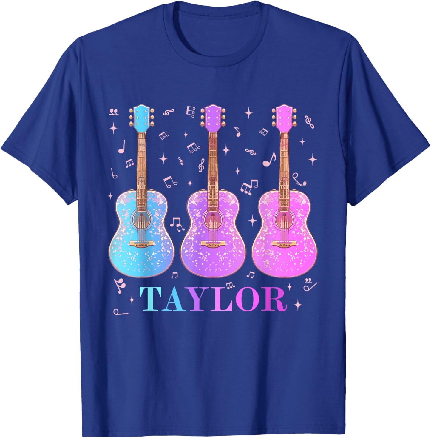 Taylor First Name I Love Taylor Girl Groovy 80's Vintage T-Shirt - T-Shirt | Royal