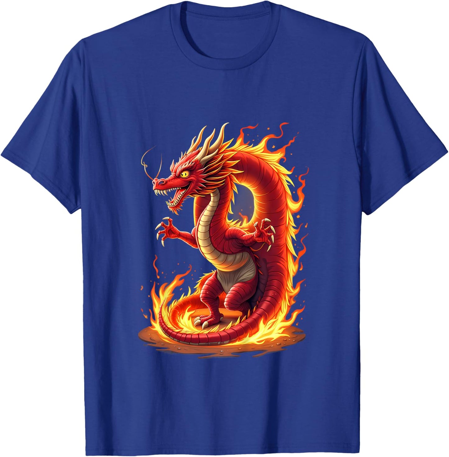 Kids Turning 9 Years Old Birthday, Boy Dragon 9th Bday Girl T-Shirt - T-Shirt | Royal