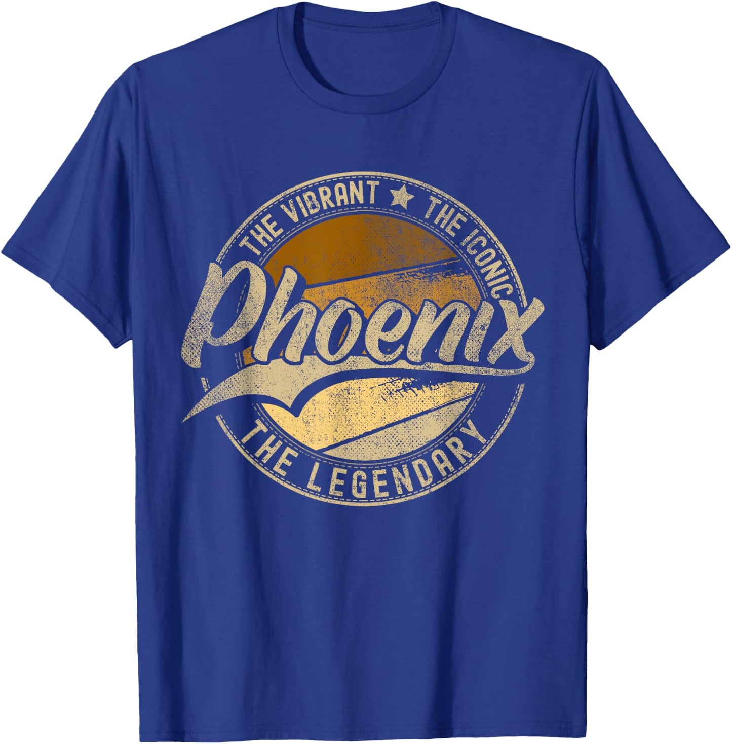 Phoenix AZ | Arizona | Vintage Distressed T-Shirt - T-Shirt | Royal