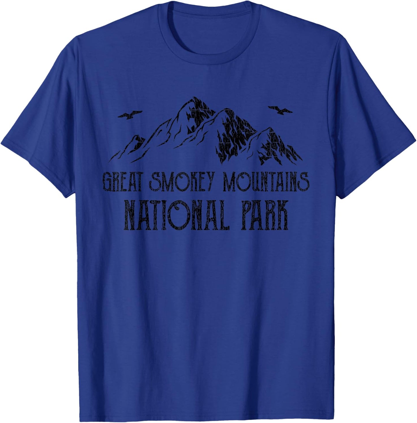 Great Smokey Mountains National Park Vintage Tennessee T-Shirt - T-Shirt | Royal