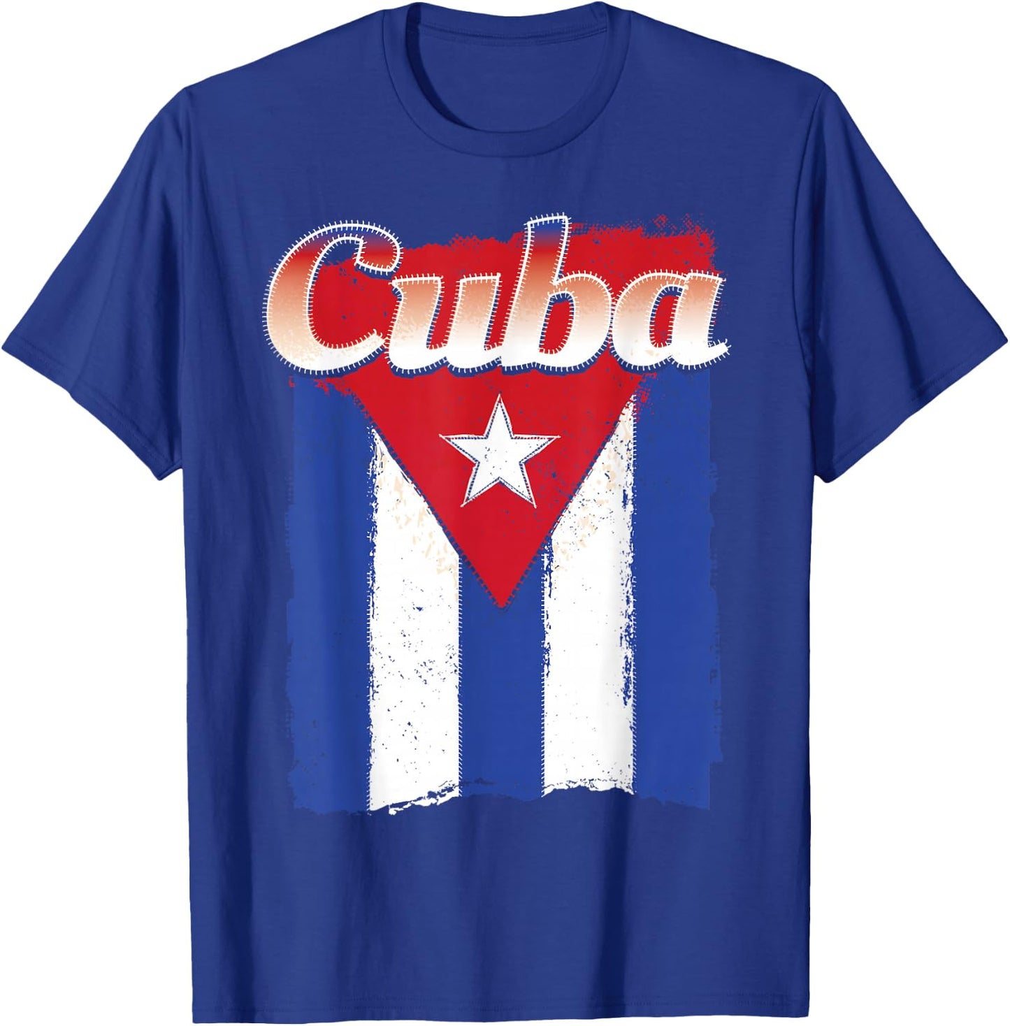 Cuban Flag Shirt Cuba Hispanic Heritage Month Patriotic T-Shirt - T-Shirt | Royal