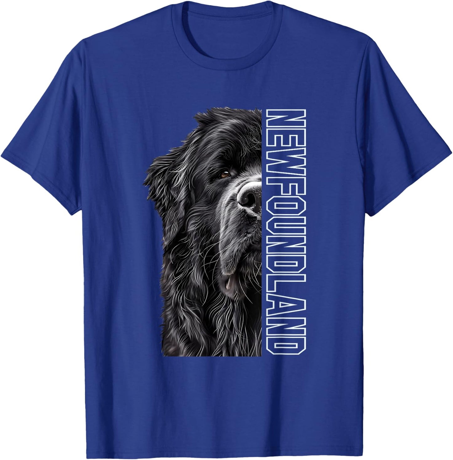 Newfoundland , Small, Black T-Shirt - T-Shirt | Royal