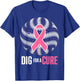 Dig For A Cure Breast Cancer Awareness Volleyball Pink Out T-Shirt - T-Shirt | Royal