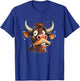 Happy Cattle with Horns Costume for Bullocks Lovers T-Shirt - T-Shirt | Royal