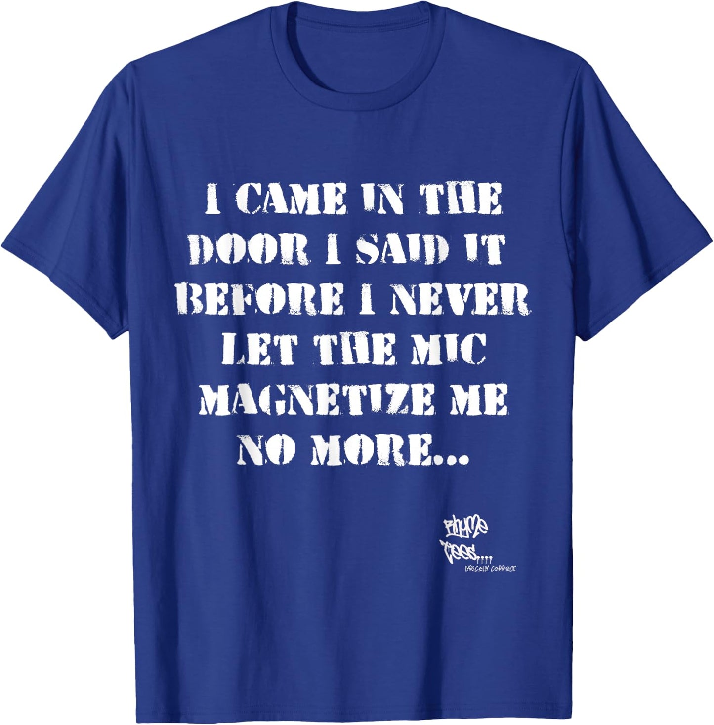Old School Rap Hip HOP Merch Eric Quote President 80's T-Shirt - T-Shirt | Royal