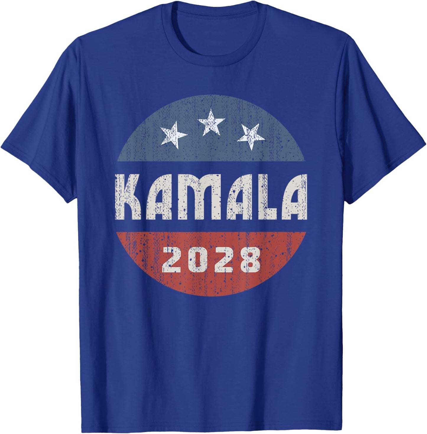 Retro Kamala Harris 2028 For President Election Campaign T-Shirt - T-Shirt | Royal