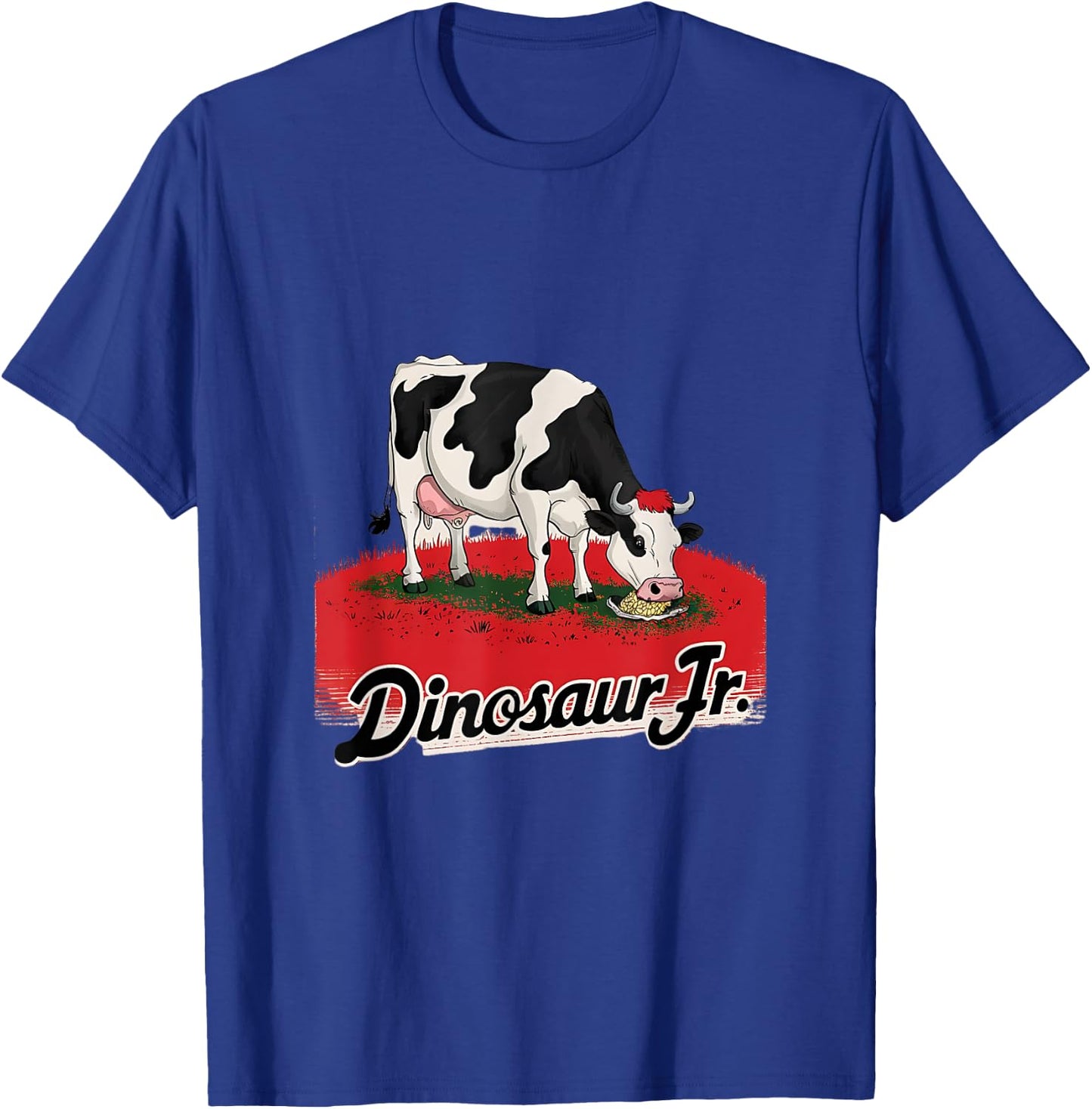 Dinosaur Jr. Funny Cow T-Shirt - T-Shirt | Royal
