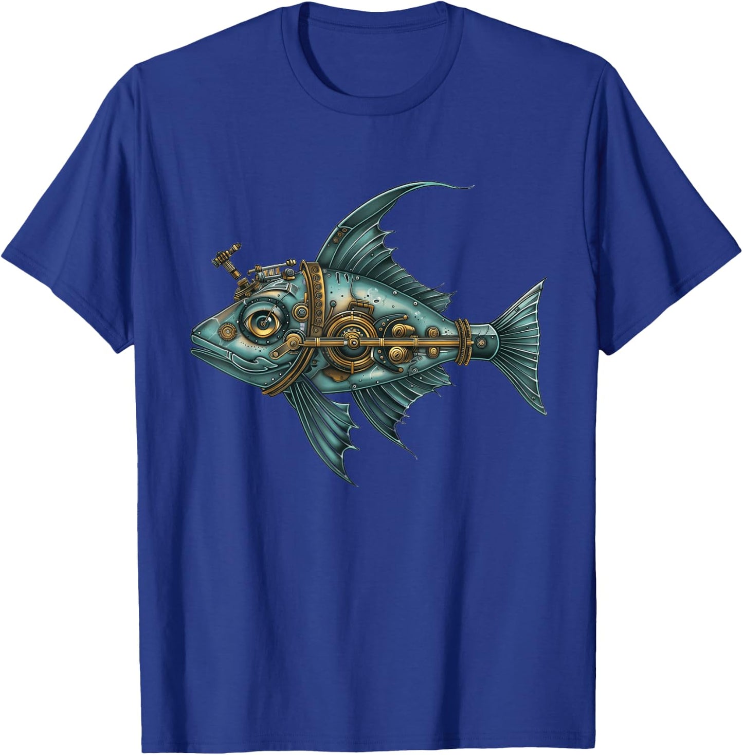 Halibut Steampunk T-Shirt - T-Shirt | Royal