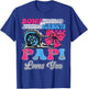 Burnouts or Bows Papi Loves You Gender Reveal Party T-Shirt - T-Shirt | Royal