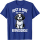 Just a Girl Who Loves Her Bernedoodle Dog Kids T-Shirt - T-Shirt | Royal