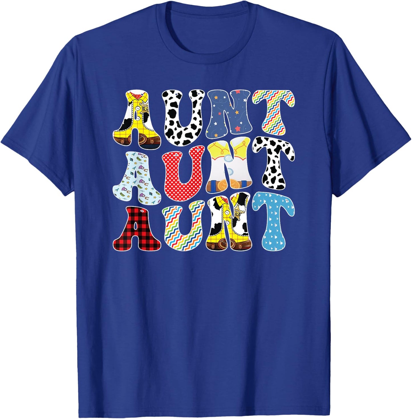 Toy Funny Aunt Story Boys Mom Mother's Day T-Shirt - T-Shirt | Royal