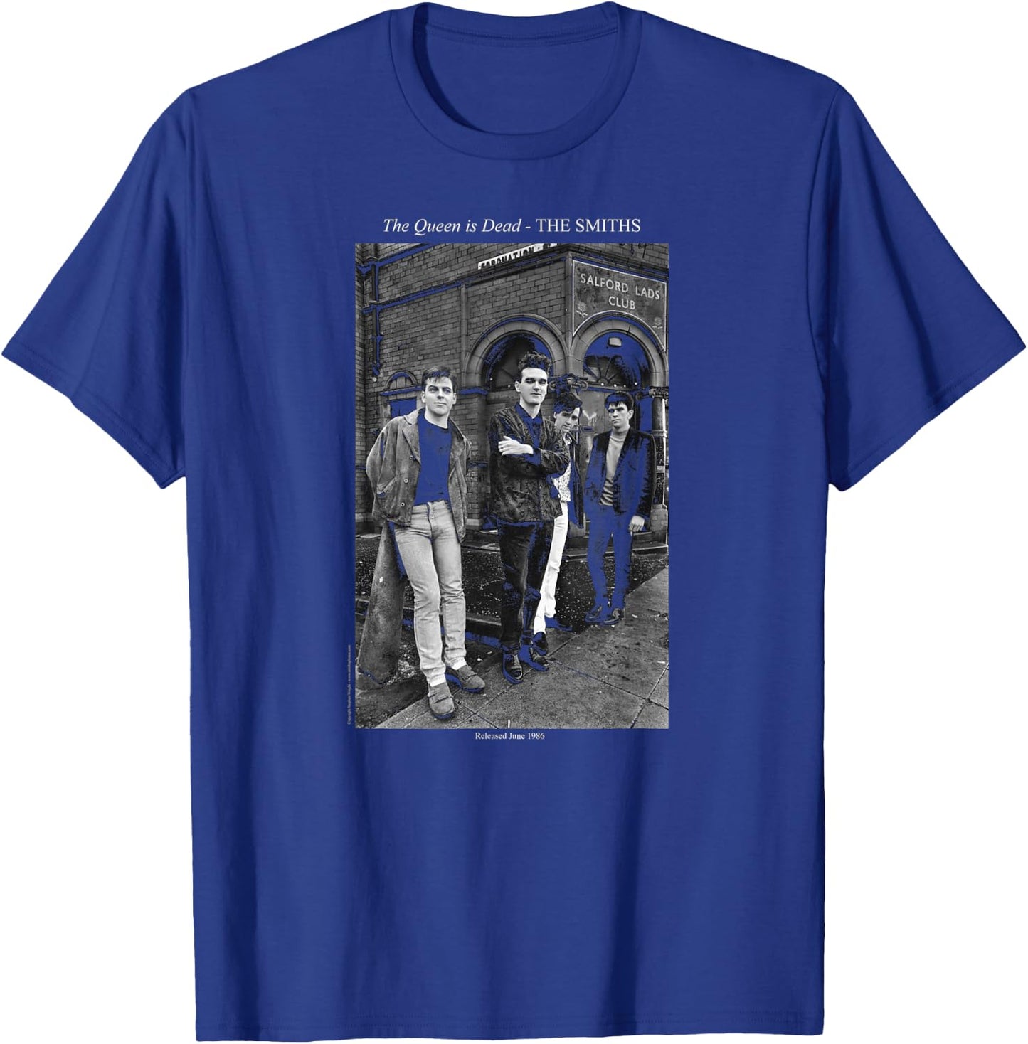 The Smiths Queen is Dead Salford Lads Club by Stephen Wright T-Shirt - T-Shirt | Royal