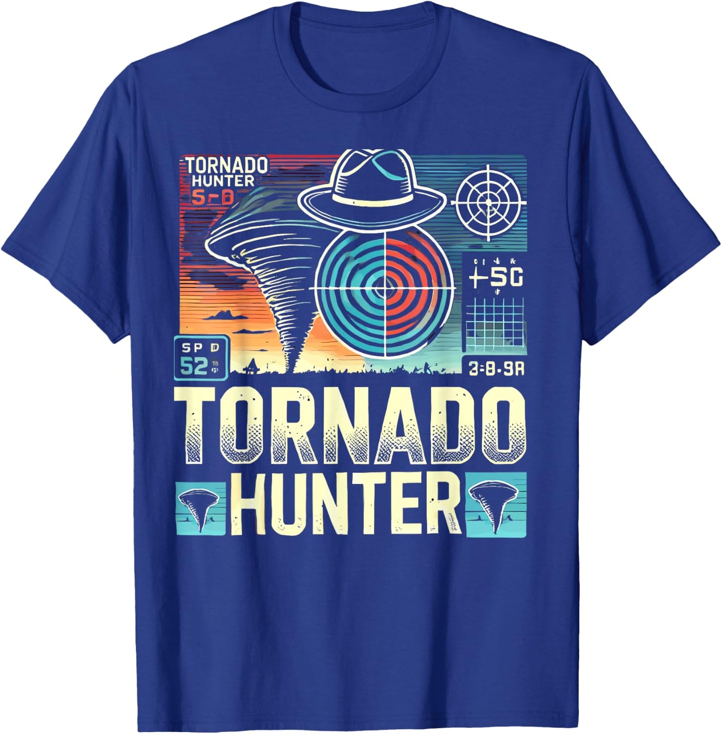 Tornado Costume Tornado Chasers Storm Hunter Storm Tornado T-Shirt - T-Shirt | Royal