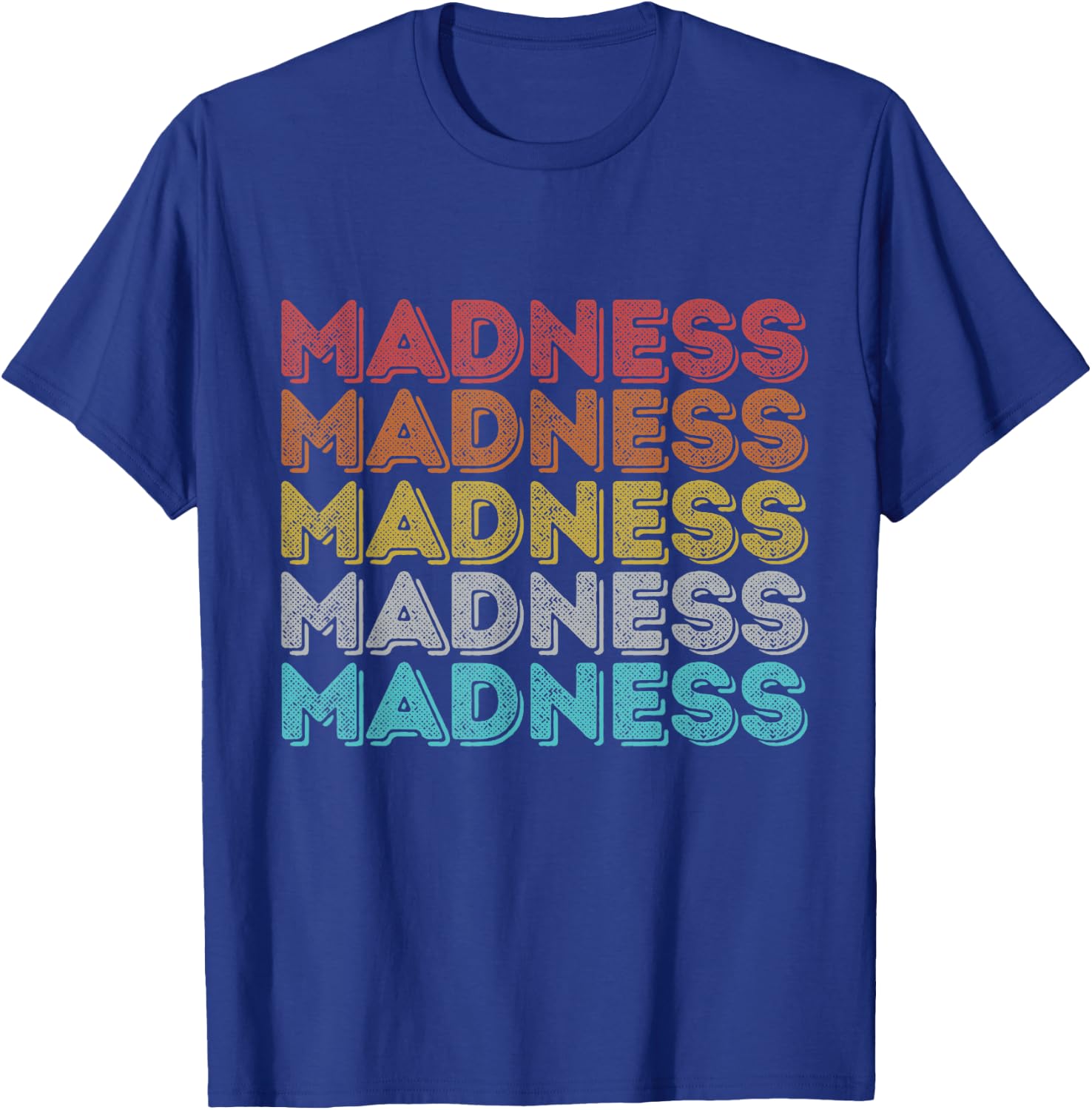 Vintage Retro Madness T-Shirt - T-Shirt | Royal