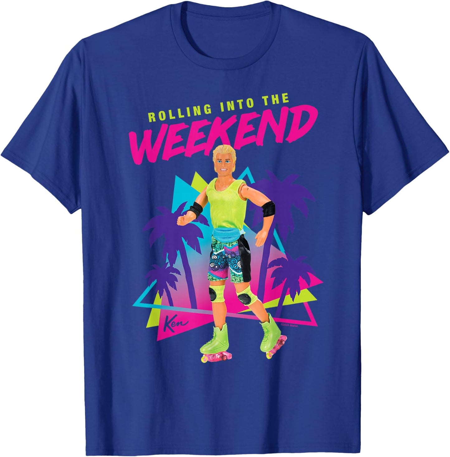 Barbie - Ken Rolls into Inline Skating Weekend T-Shirt - T-Shirt | Royal