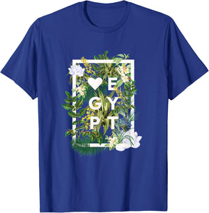 Flowers of Egypt Word Art - Egyptian Pride T-Shirt - T-Shirt | Royal