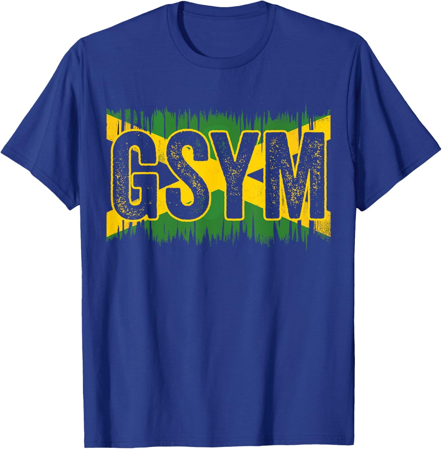 GSYM Go Suck Your, Jamaican Flag Local Patois Slang Men's T-Shirt - T-Shirt | Royal