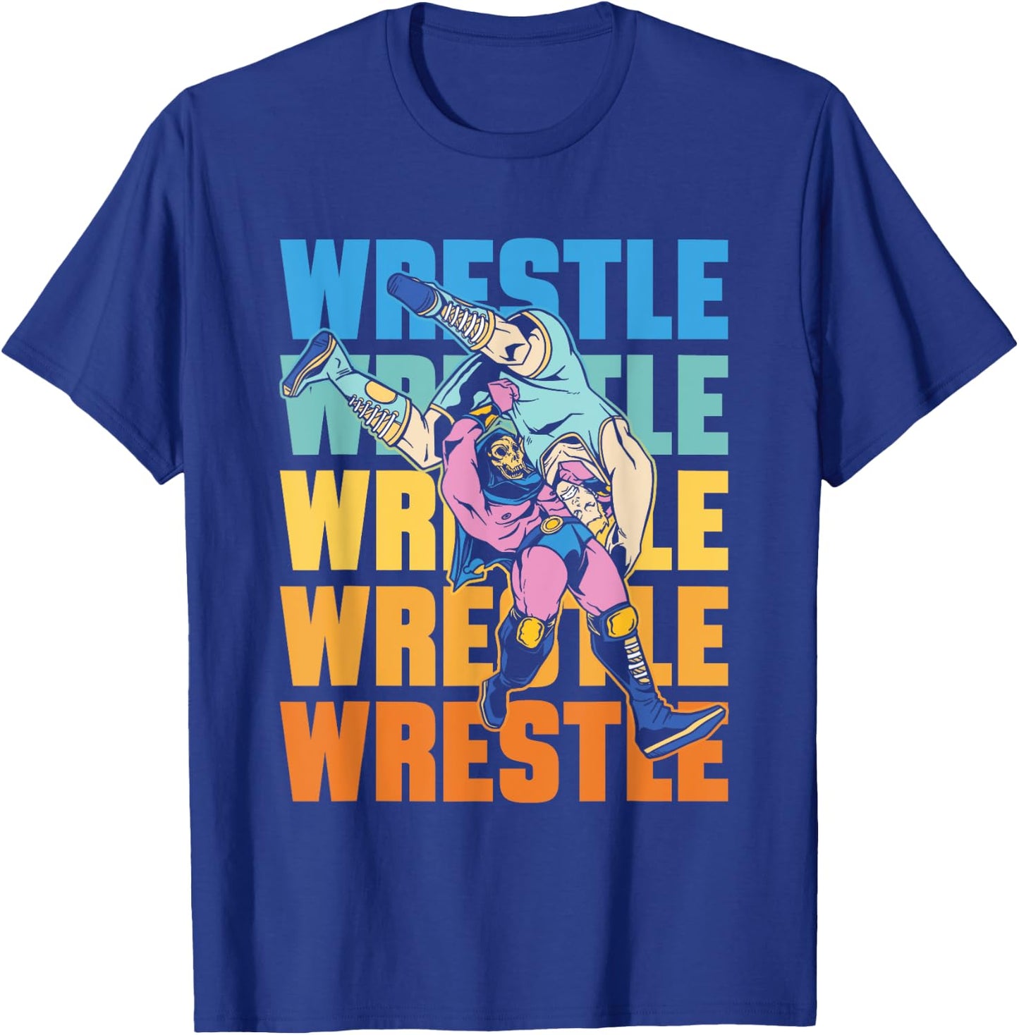 Wrestle Sport Wrestler Wrestlers Wrestling T-Shirt - T-Shirt | Royal