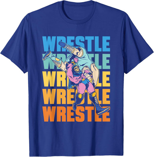 Wrestle Sport Wrestler Wrestlers Wrestling T-Shirt - T-Shirt | Royal