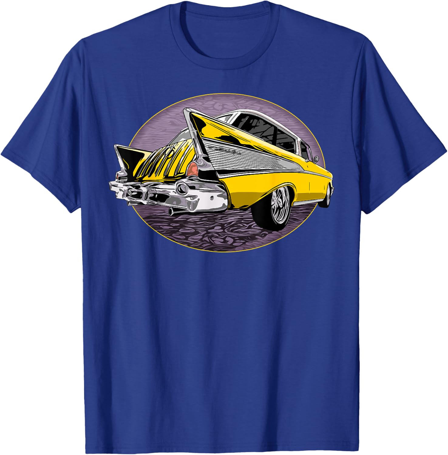 57 Chevys Truck Yellow Vintage Cars T-Shirt - T-Shirt | Royal