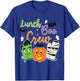 Funny Lunch Lady Boo Crew Halloween School Cafeteria Staff T-Shirt - T-Shirt | Royal
