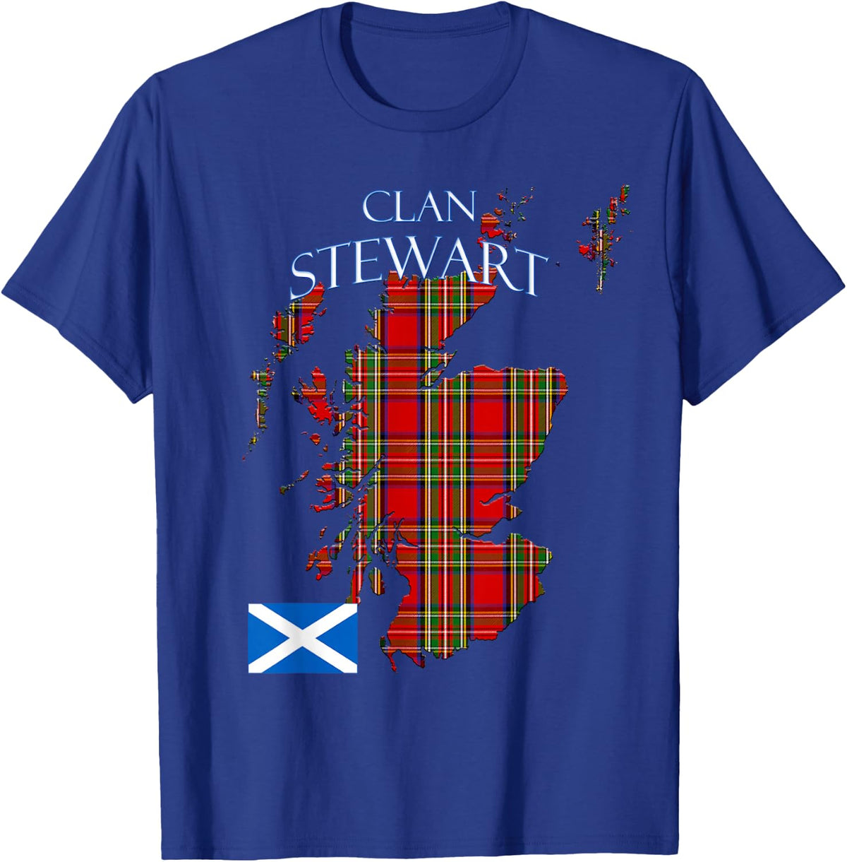Stewart Scottish Clan Tartan Scotland T-Shirt - T-Shirt | Royal