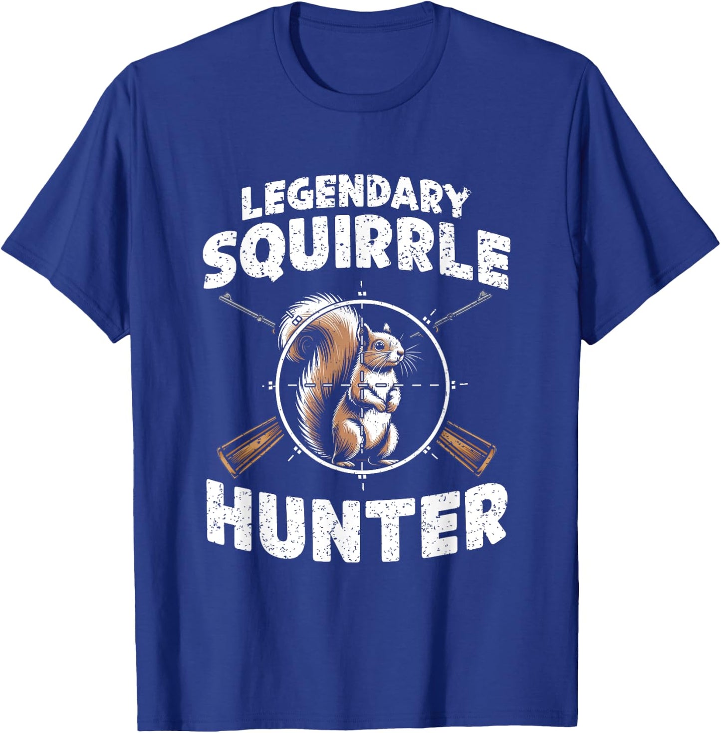 Legendary Squirrel Hunter Hunting For Boys Kids Youth Men T-Shirt - T-Shirt | Royal