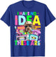 1980s Decade Outfit Idea for Kids & Novelty Girls 90s Themed T-Shirt - T-Shirt | Royal