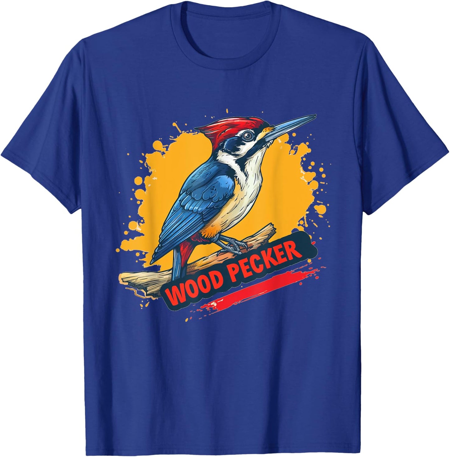 Pretty Woodpecker Bird Costume for Man and Woman T-Shirt - T-Shirt | Royal