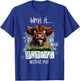 Admit It Life Would Be Boring Without Me Funny Highland Cow T-Shirt - T-Shirt | Royal