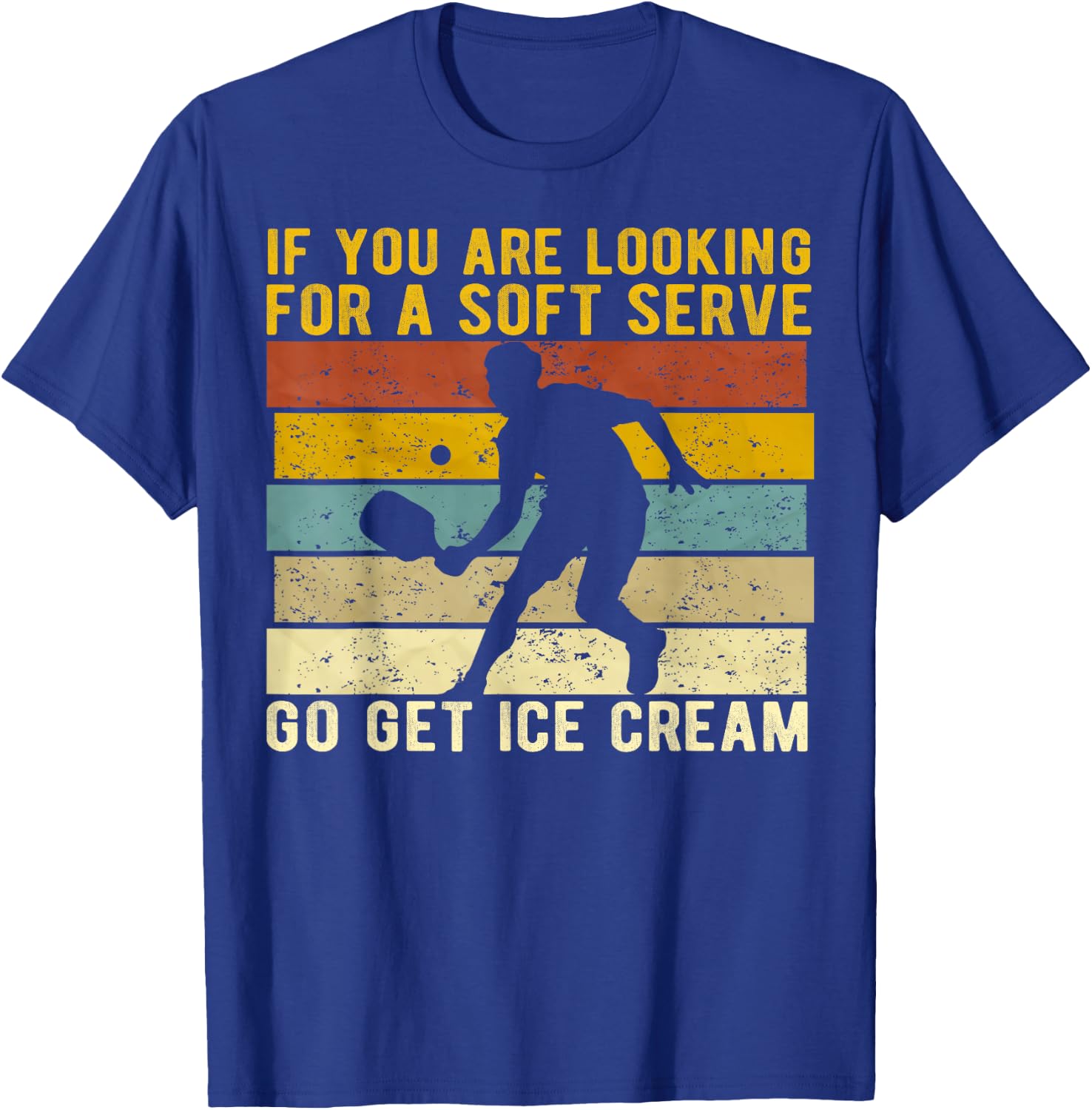 Funny Pickleball Player Paddleball Lover Men Boys T-Shirt - T-Shirt | Royal