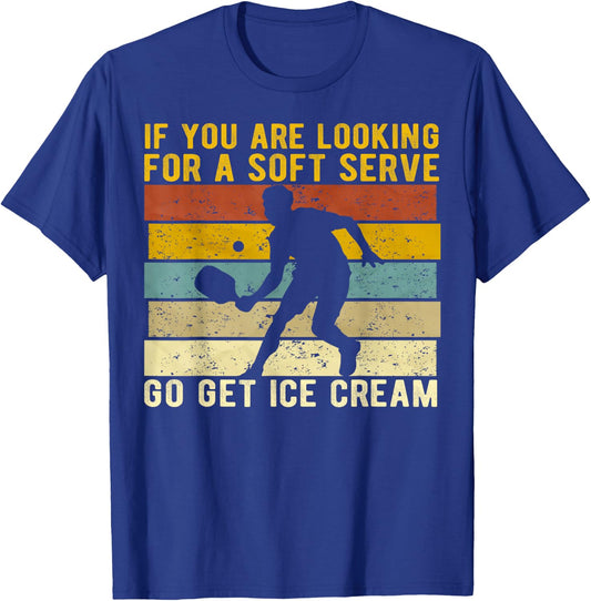 Funny Pickleball Player Paddleball Lover Men Boys T-Shirt - T-Shirt | Royal
