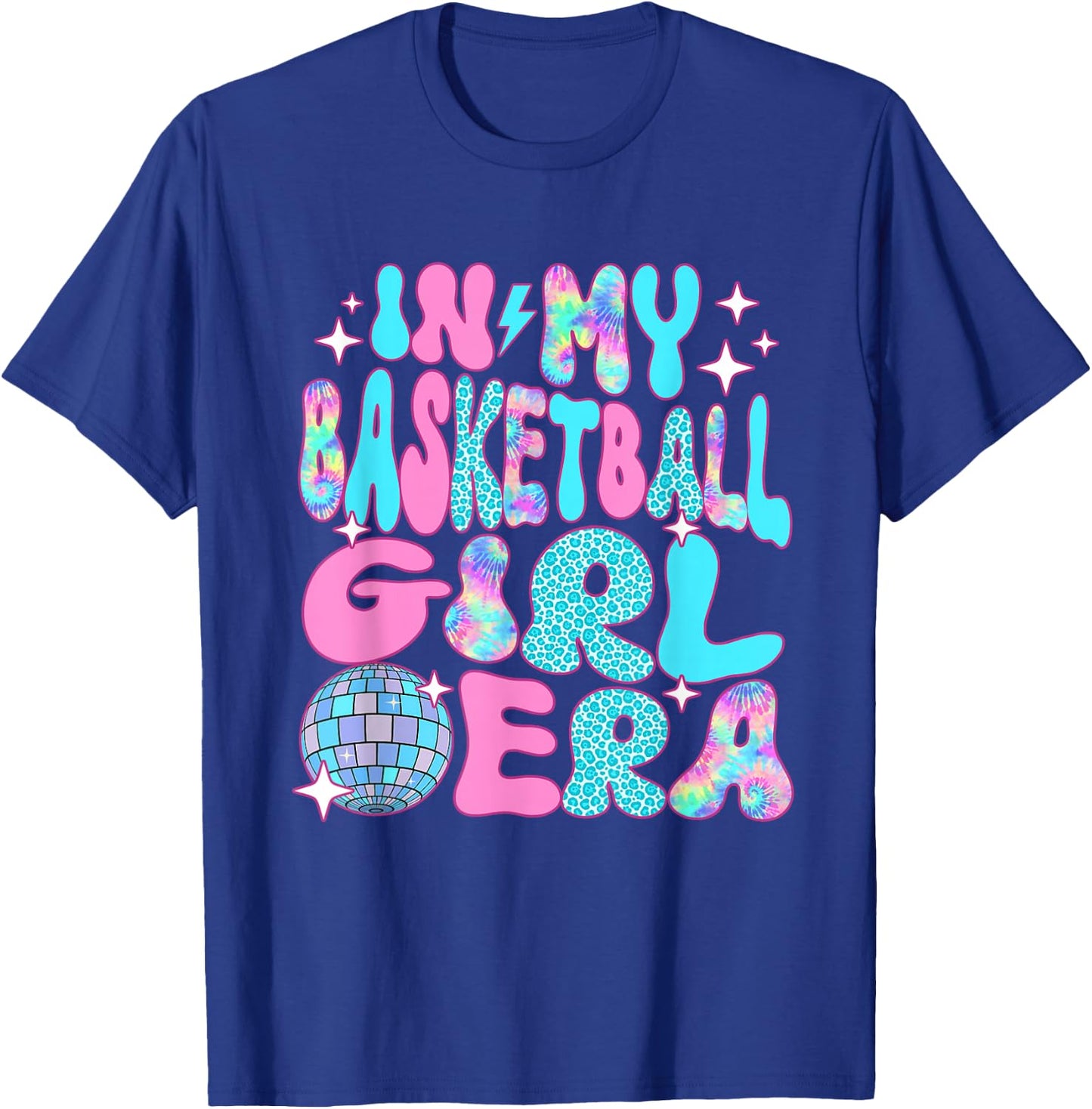 Disco In My Basketball Girl Era T-Shirt - T-Shirt | Royal
