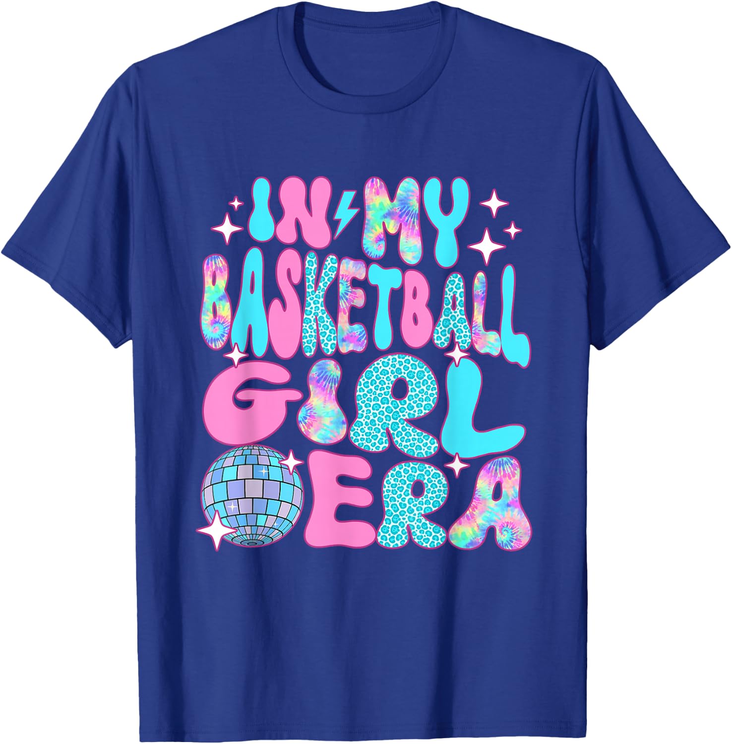 Disco In My Basketball Girl Era T-Shirt - T-Shirt | Royal