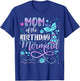 Mom And Dad Of The Birthday Mermaid Matching Family T-Shirt - T-Shirt | Royal