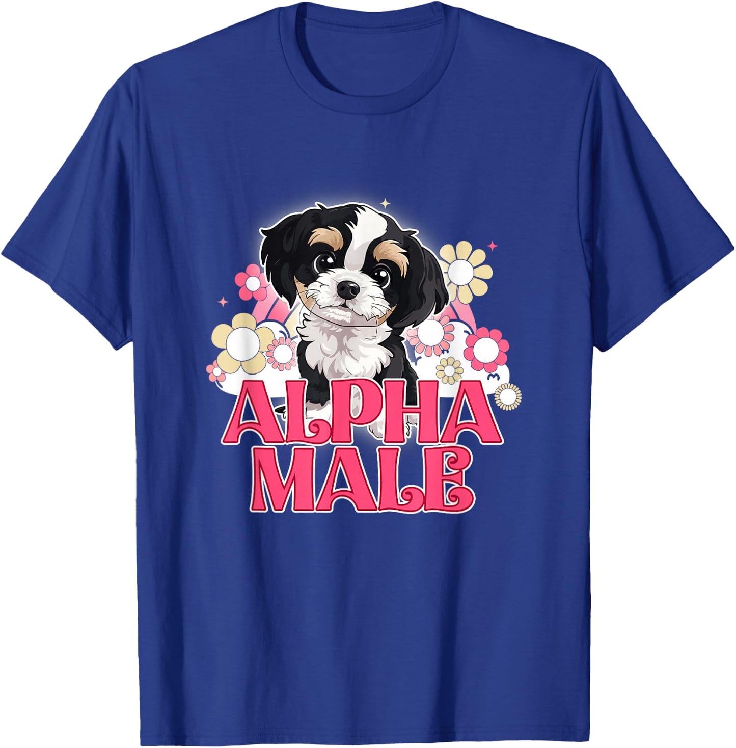 Alpha Male Dog Puppy Funny Women T-Shirt - T-Shirt | Royal