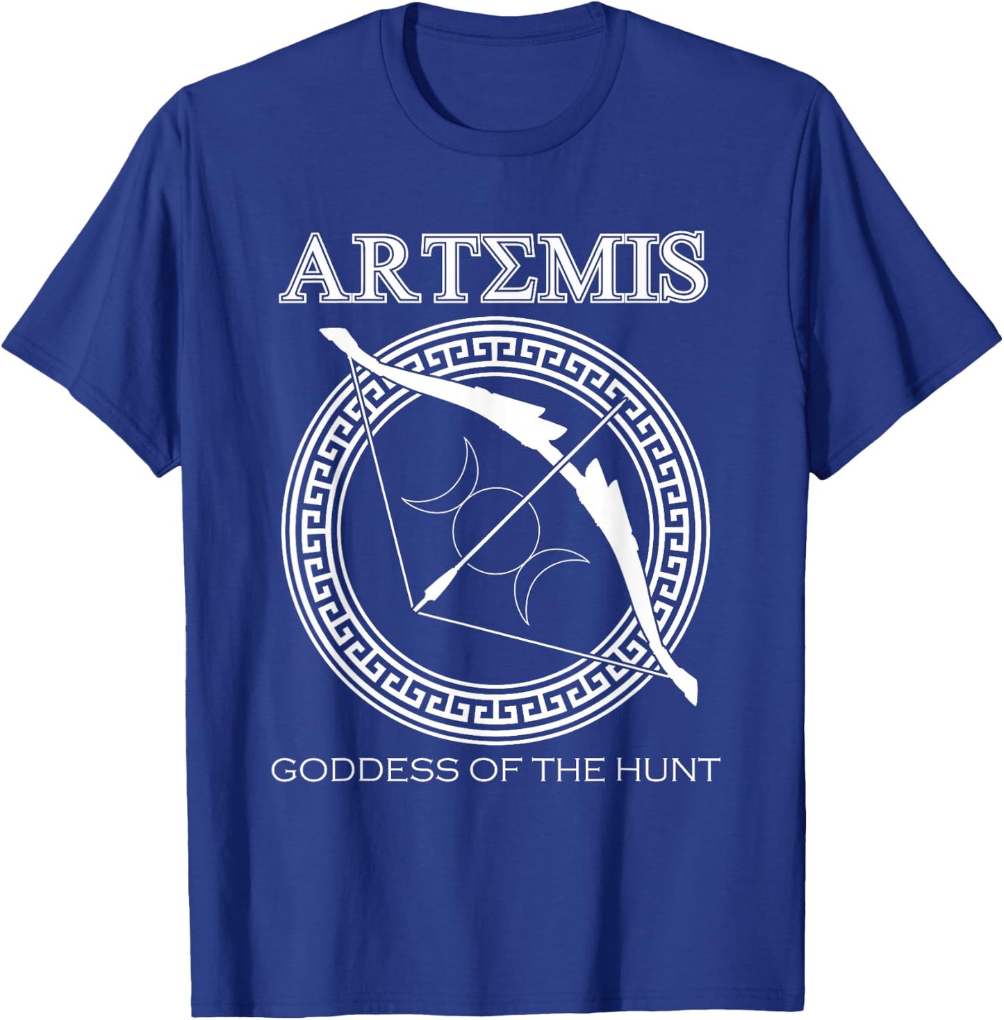 Artemis Goddess of the Hunt Ancient Greek Mythologist T-Shirt - T-Shirt | Royal